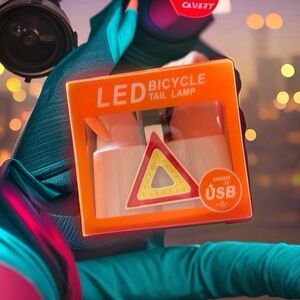 Brand new USB rechargeable LED bicycle rear light - unopened original package